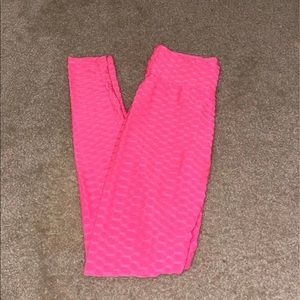 pink leggings